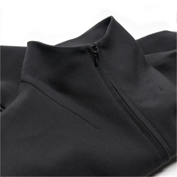 EMANUEL UNGARO Collection Women's Zip Front Wool Jacket Size 40 in Black - Picture 7 of 8